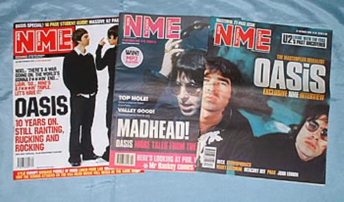 洋雑誌 New Music Express NME Oasis 3セット Oasis NME - Quantity Of Three UK magazine (295134) OCT 1998